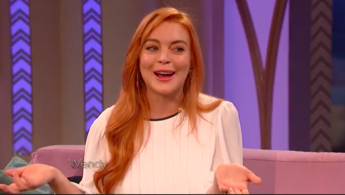 Lindsay Lohan Talking