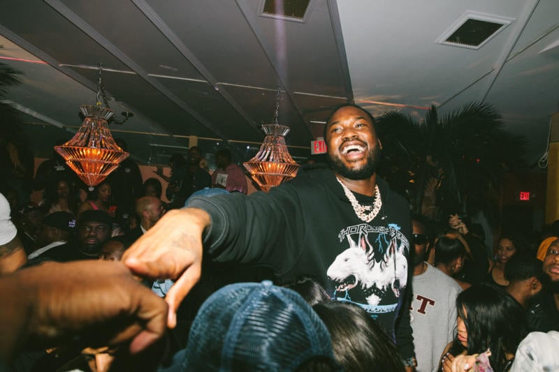 Meek Mill at Hennessy NBA After Party