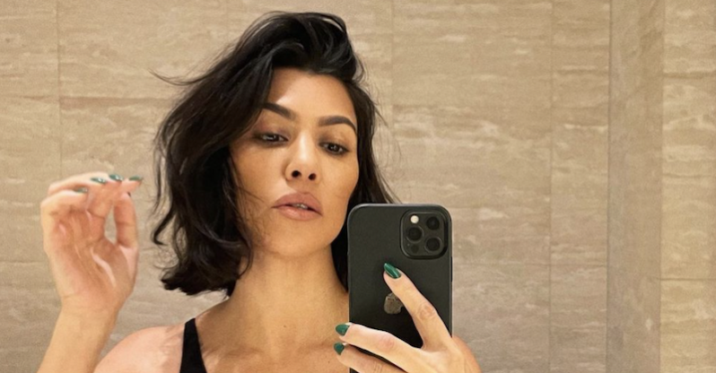 Kourtney Kardashian Shares Sweet Message For ‘Mamas’ In New Workout Routine Clip